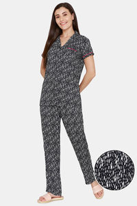 Black Abstract Print